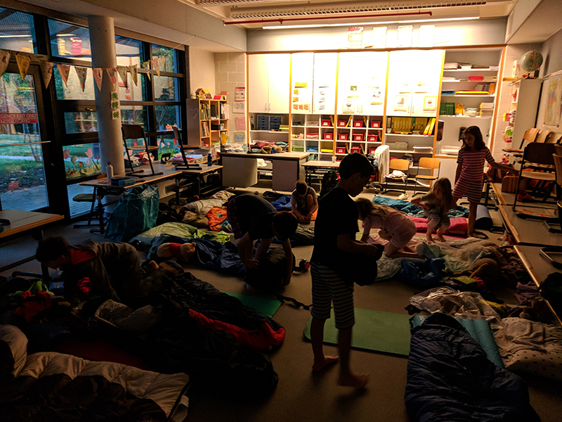 Sleepover at the Elementary School German International School